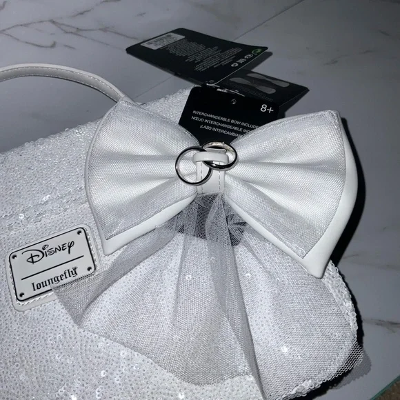 LoungeFly Disney Minnie sequin crossbody - Picture 8 of 11